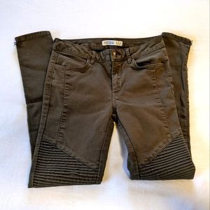 Zara moto jeans